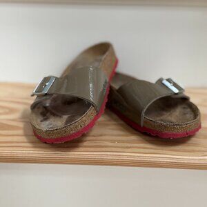 Vintage Birkenstock Madrids - Red Sole sz 8/eu39